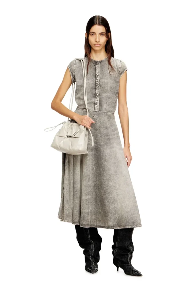 scrunch-d bucket Scrunch-D-Bucket bag in shiny wrinkled leather