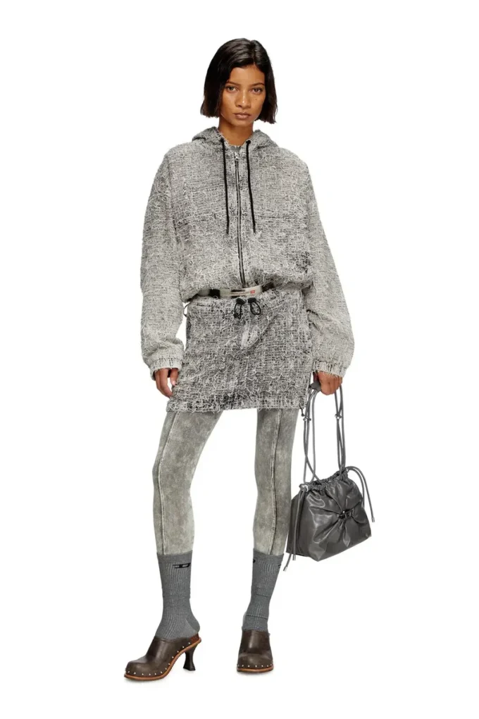 scrunch-d bucket Scrunch-D-Bucket bag in shiny wrinkled leather