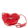 scrunch-d heart Scrunch-D-Heart shoulder bag in scrunched leather