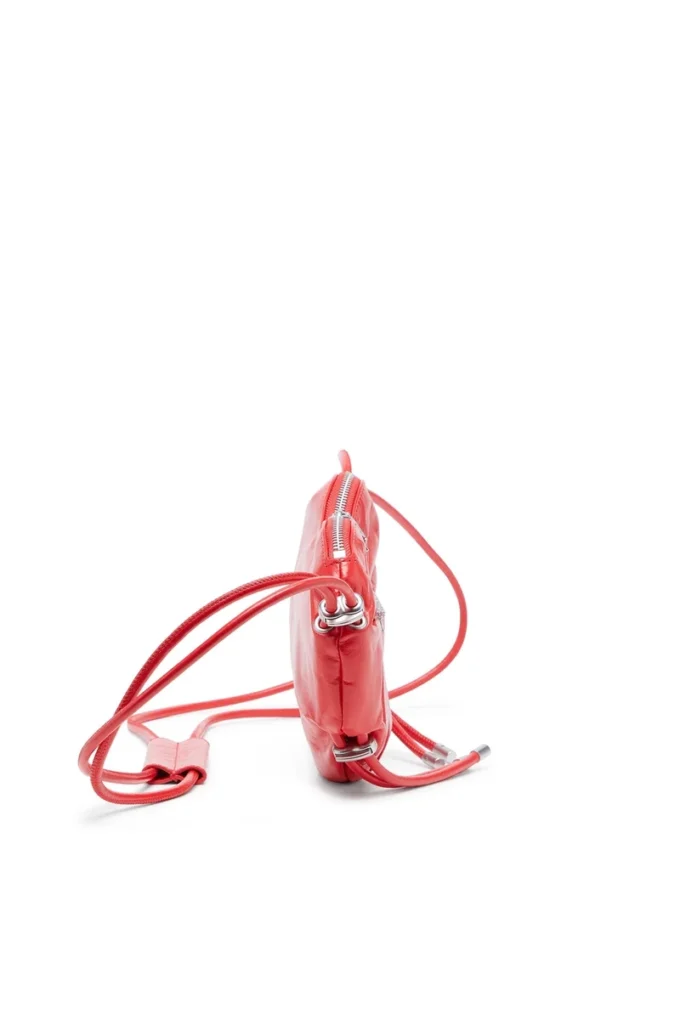 scrunch-d heart Scrunch-D-Heart shoulder bag in scrunched leather