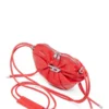 scrunch-d heart Scrunch-D-Heart shoulder bag in scrunched leather