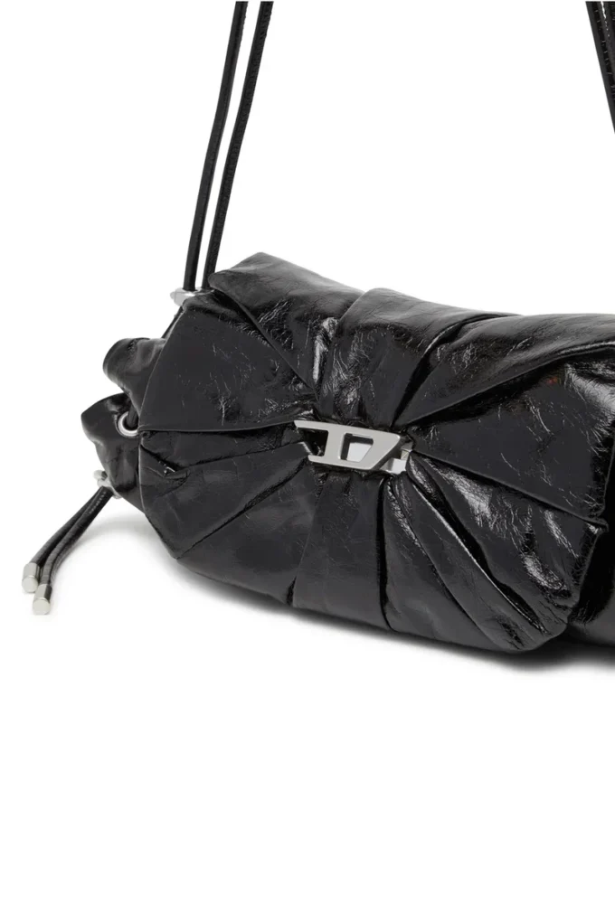 scrunch-d shoulder s Scrunch-D S-Shoulder bag in scrunched leather