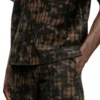 set-horien-utlt Short pyjamas in cloudy-print check cotton