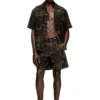 set-horien-utlt Short pyjamas in cloudy-print check cotton