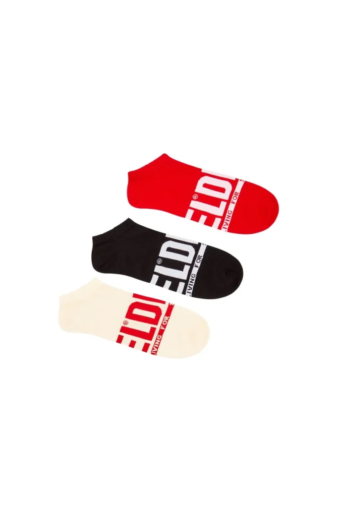 skm-gost-threepack 3-pack low-cut logo socks