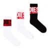 skm-ray-threepack 3-pack of socks with logo cuffs