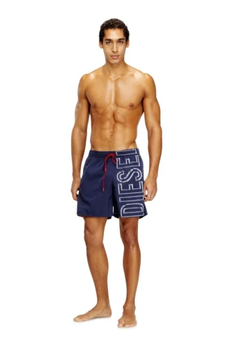 soccer-41-d-core Swim shorts with oversized logo print