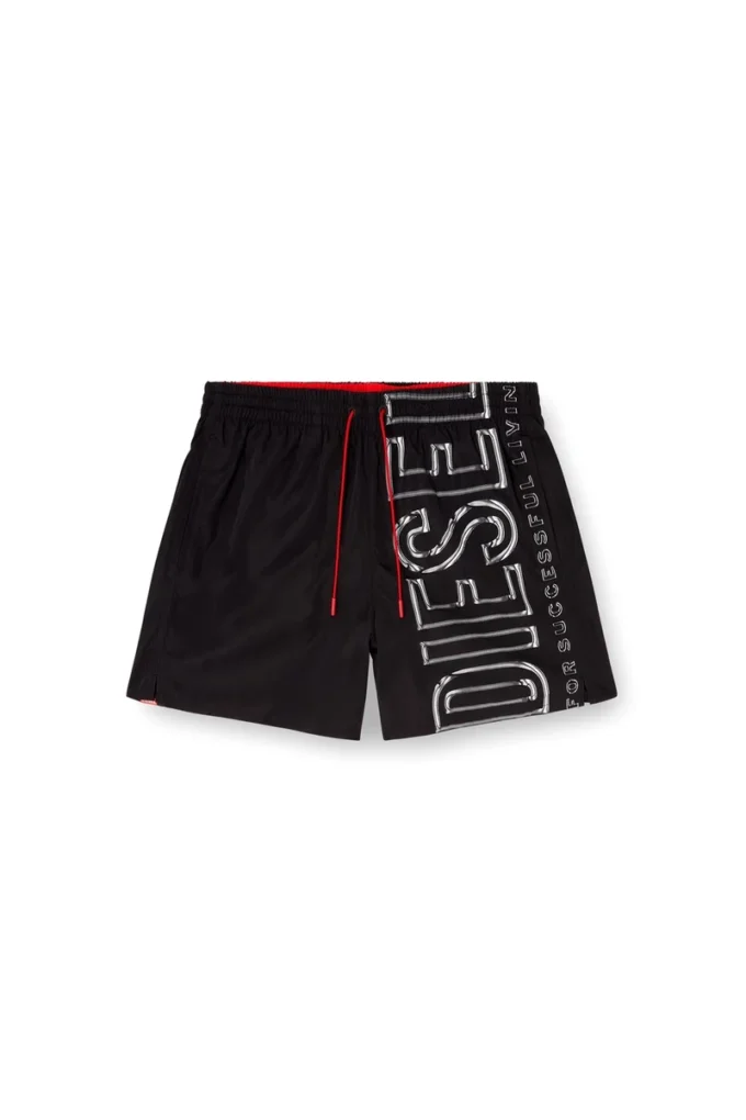 soccer-41-d-core Swim shorts with oversized logo print