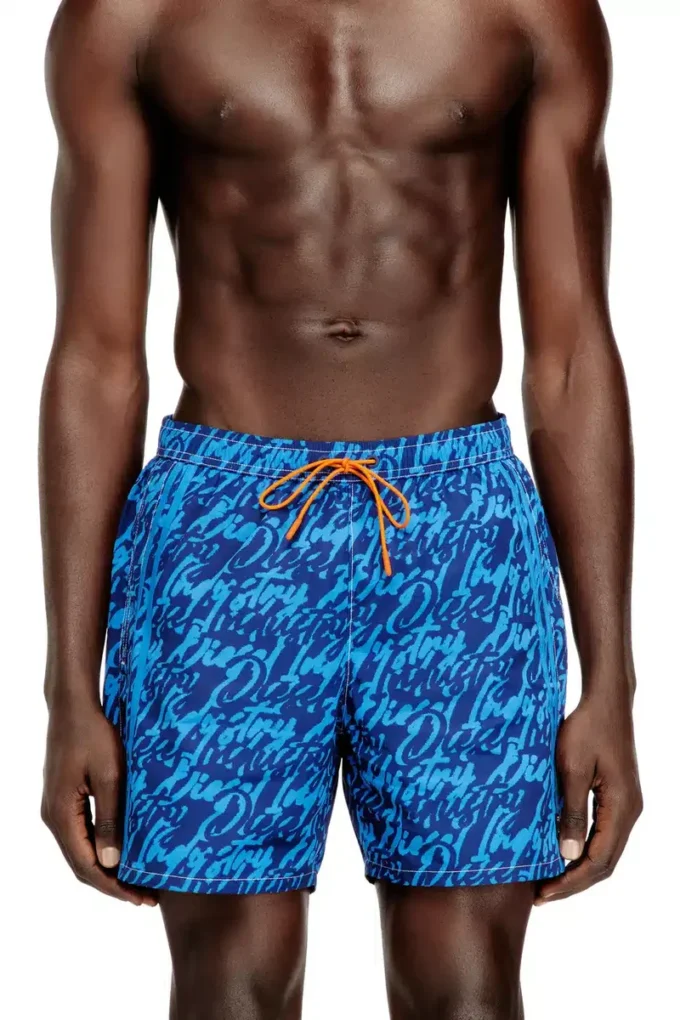 soccer-41-d-pop Swim shorts with all-over logo print