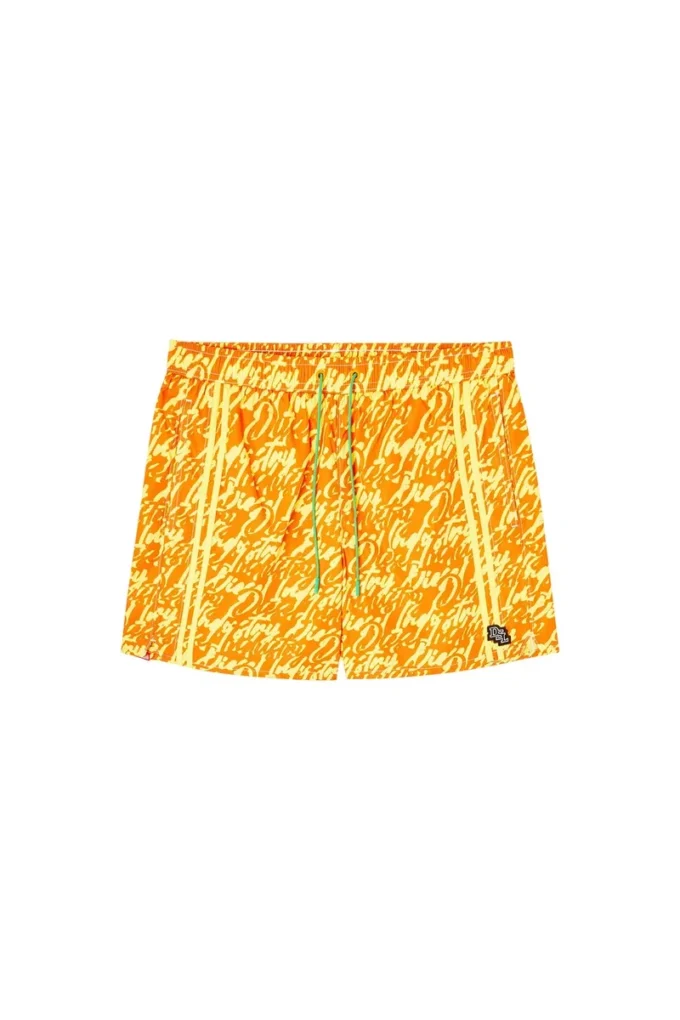 soccer-41-d-pop Swim shorts with all-over logo print