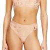 stars-gft Thong in metallic-effect stretch cotton