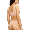 stars-gft Thong in metallic-effect stretch cotton