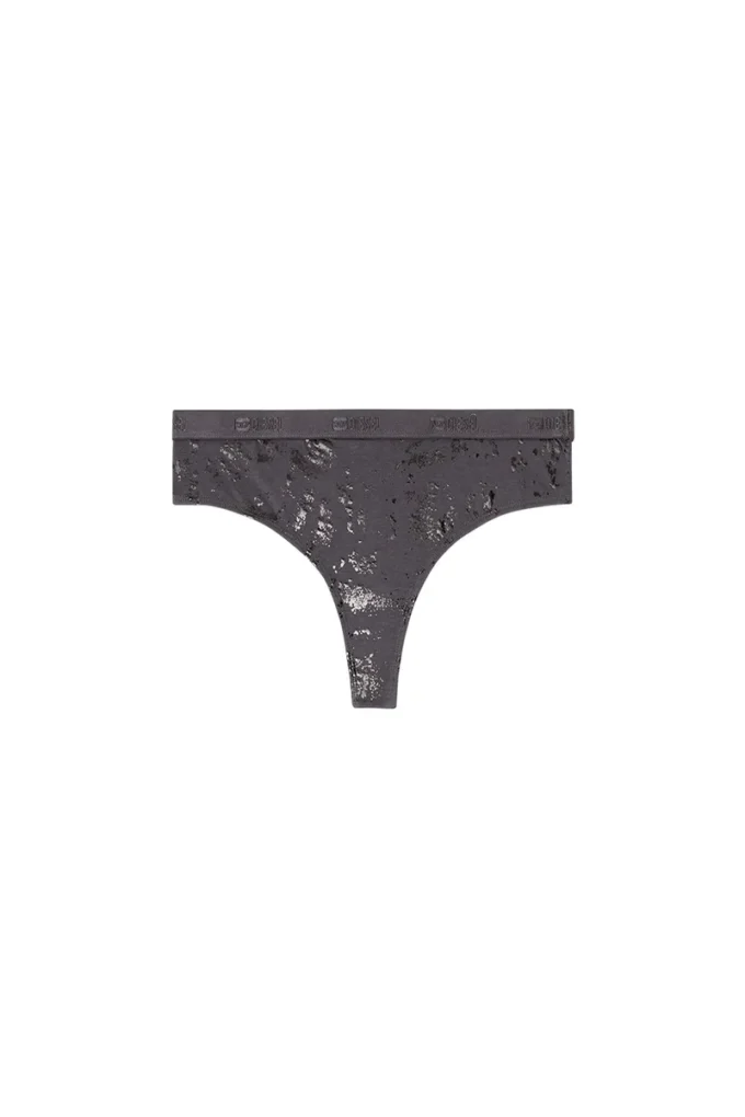 stars-gft Thong in metallic-effect stretch cotton