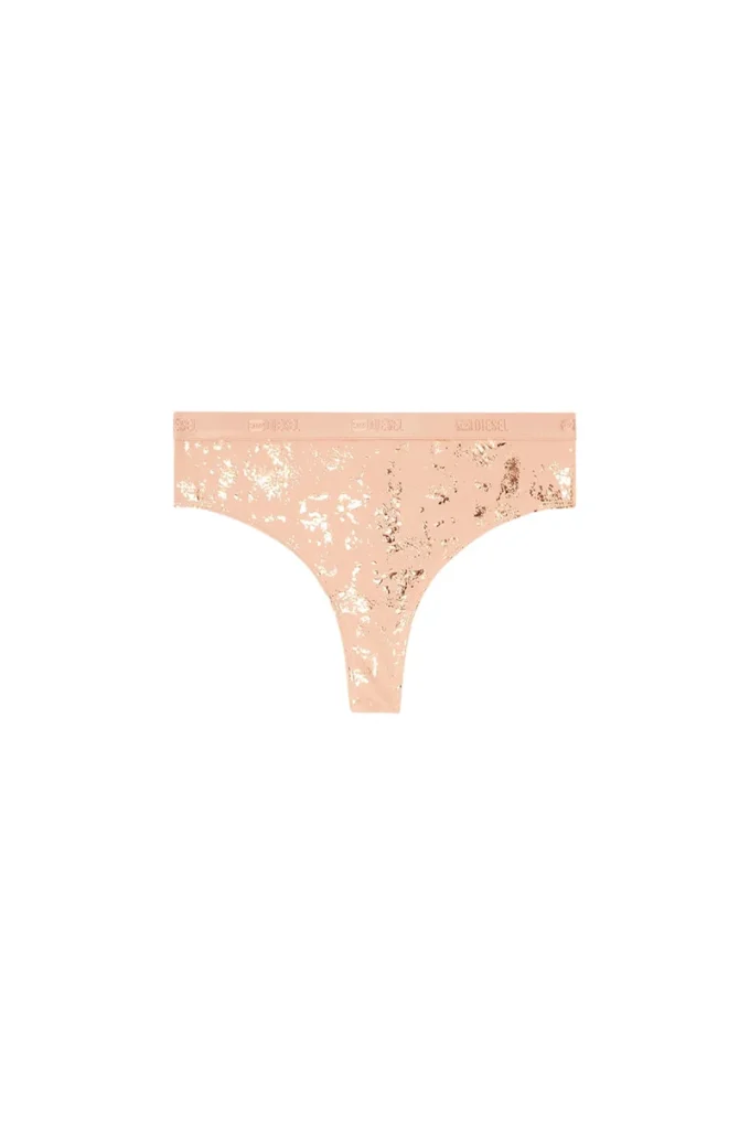 stars-gft Thong in metallic-effect stretch cotton