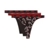 stars-utlt-3pack Three-pack thongs with candy cane print