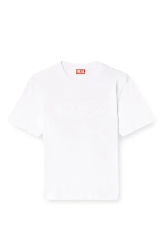 t-adjust-bigoval T-shirt with embossed Oval D