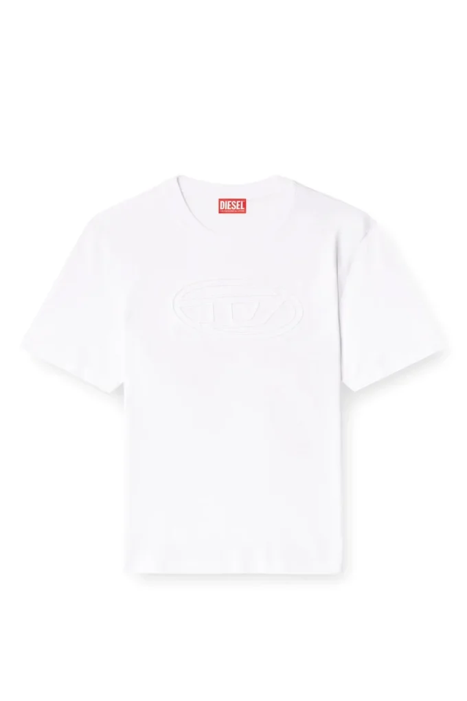 t-adjust-bigoval T-shirt with embossed Oval D