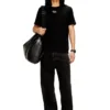 t-adjust-od T-shirt with metallic Oval D