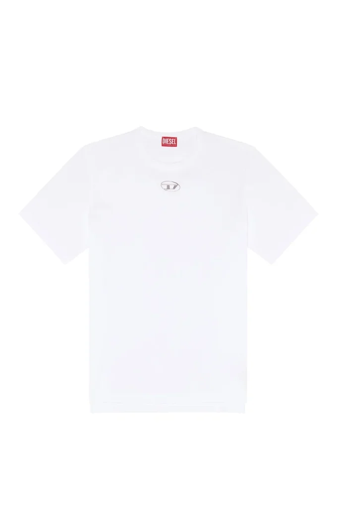 t-adjust-od T-shirt with metallic Oval D