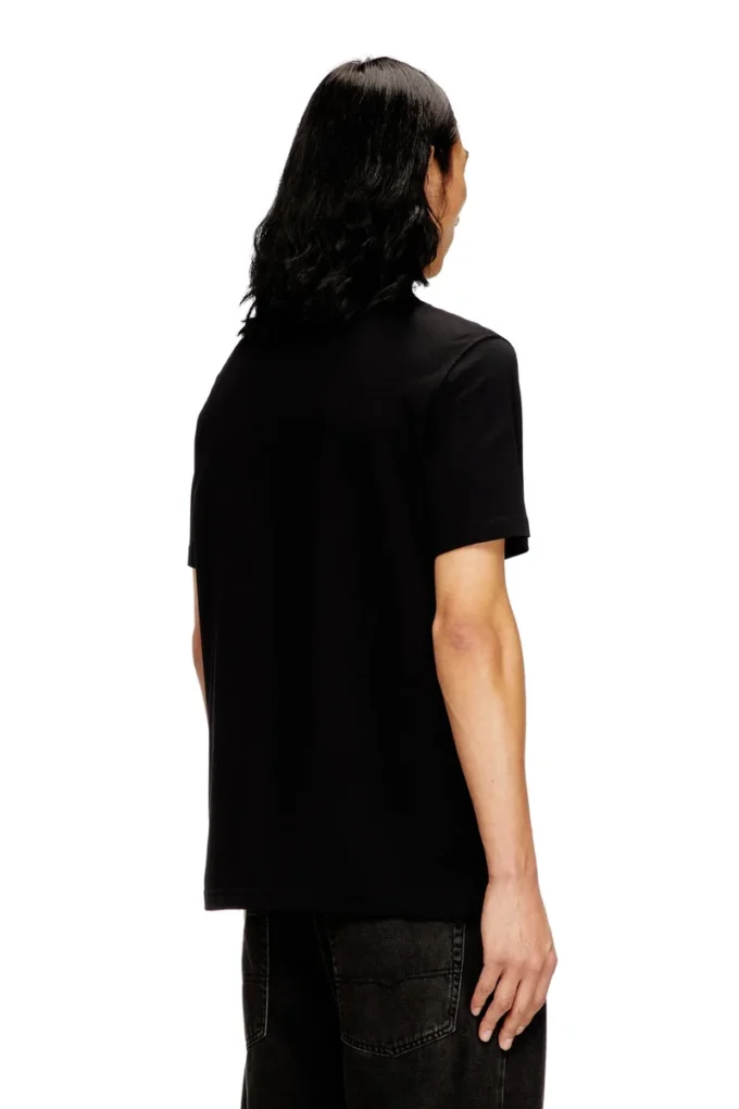 t-adjust-od T-shirt with metallic Oval D