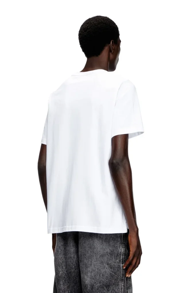 t-adjust-od T-shirt with metallic Oval D