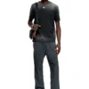 t-adjust-t1 Faded T-shirt with cut-out Oval D