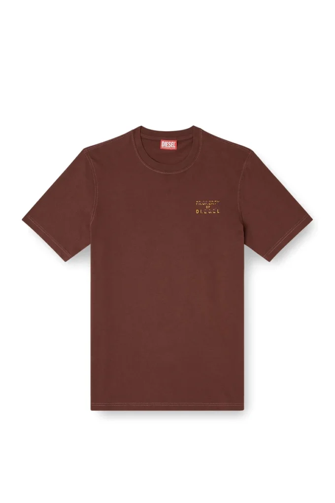 t-adjust-v5 Regular cotton T-shirt with puff print