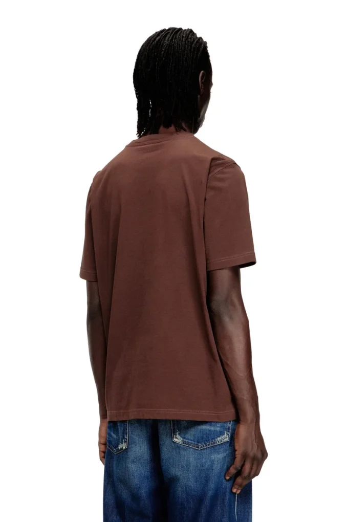 t-adjust-v5 Regular cotton T-shirt with puff print