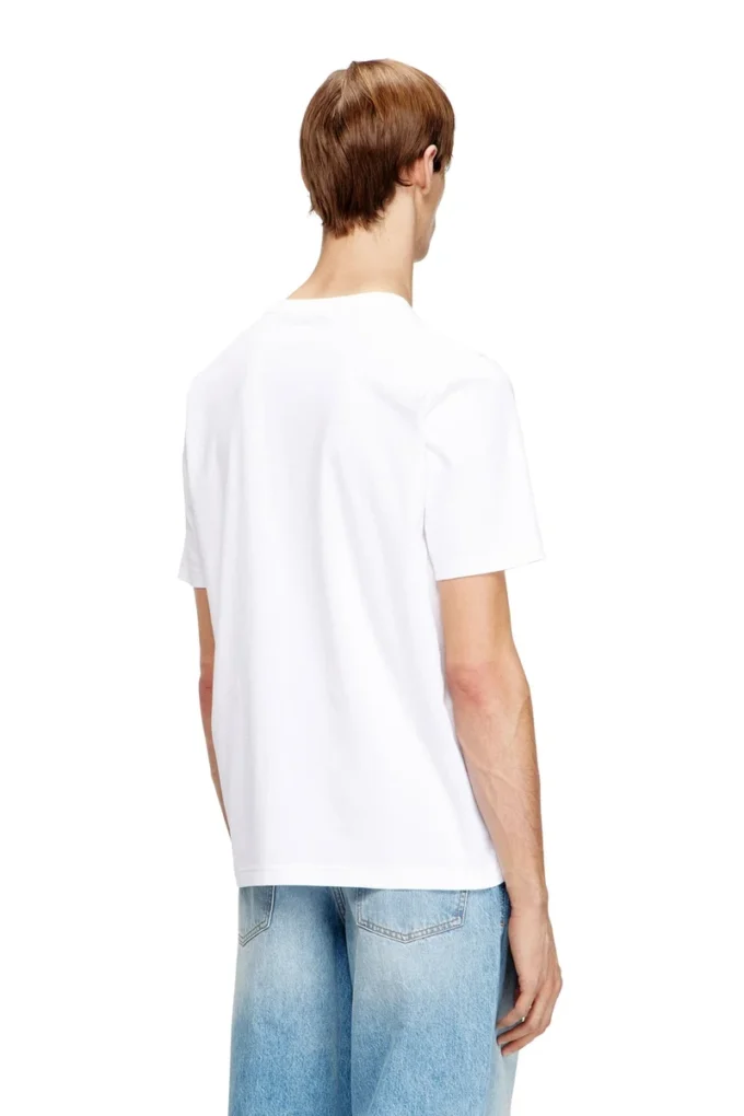 t-adjust-v5 Regular cotton T-shirt with puff print