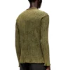 t-ally Henley top in treated wide-rib jersey