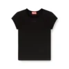 t-angie-od T-shirt with cut-out embroidered logo