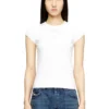 t-angie-od T-shirt with cut-out embroidered logo