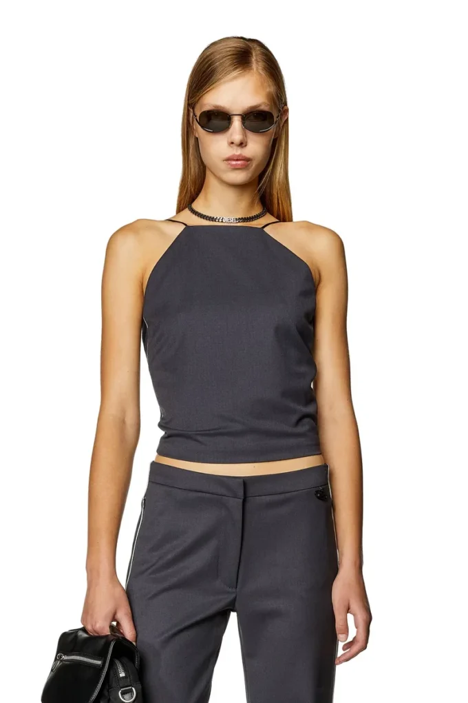 t-bety Cami top in wool blend and double knit