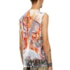 t-birco-p6 Shiny tank top with Diesel film print