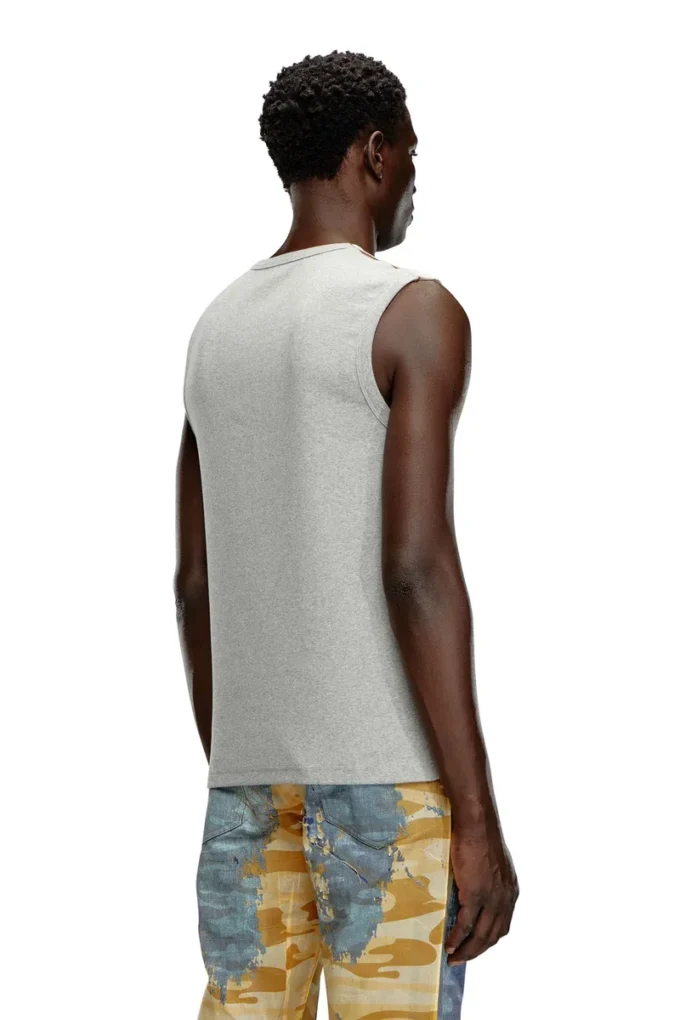 t-bisco-burn-art Tulle top with burning plastic print