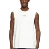 t-bisco-iod Sleeveless cotton top with metallic Oval D