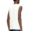 t-bisco-iod Sleeveless cotton top with metallic Oval D