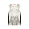t-bisket Tank top in printed mesh