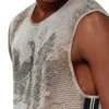 t-bisket Tank top in printed mesh
