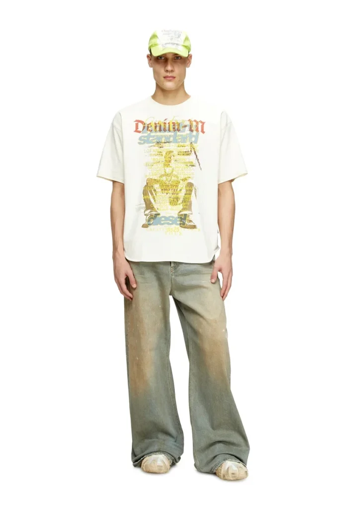 t-bix-aa T-shirt with lyrics print