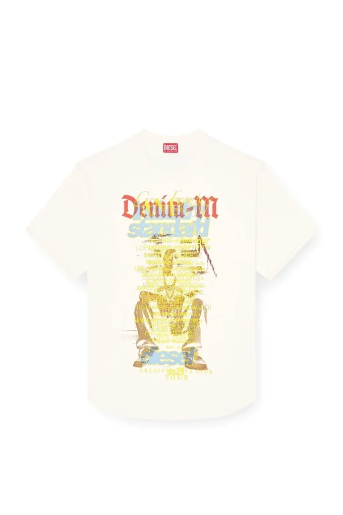 t-bix-aa T-shirt with lyrics print
