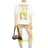 t-bix-aa T-shirt with lyrics print