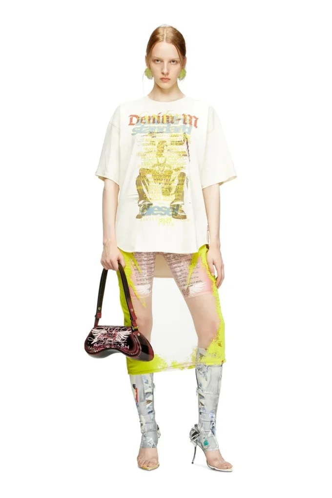 t-bix-aa T-shirt with lyrics print