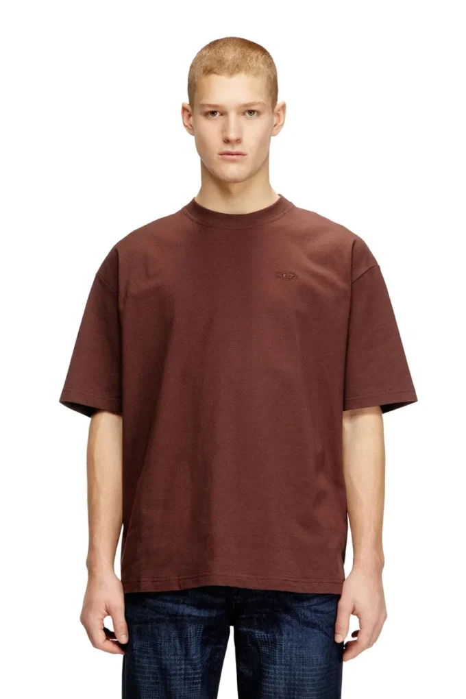 t-boggy-megoval-d T-shirt with maxi oval D embroidery