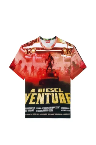 t-boxt-adventure T-shirt with Diesel film print