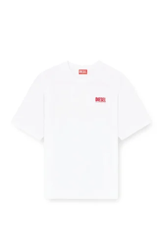 t-boxt-bisk Cotton T-shirt with Diesel Biscotto print