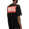 t-boxt-bisk Cotton T-shirt with Diesel Biscotto print