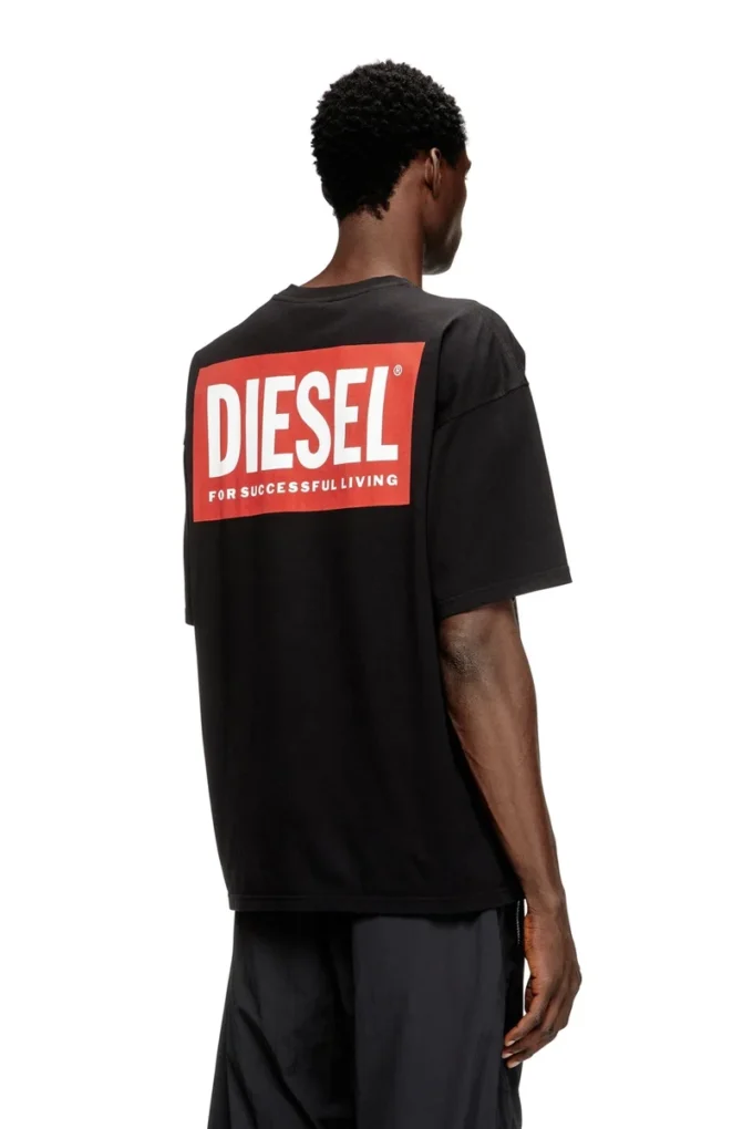 t-boxt-bisk Cotton T-shirt with Diesel Biscotto print