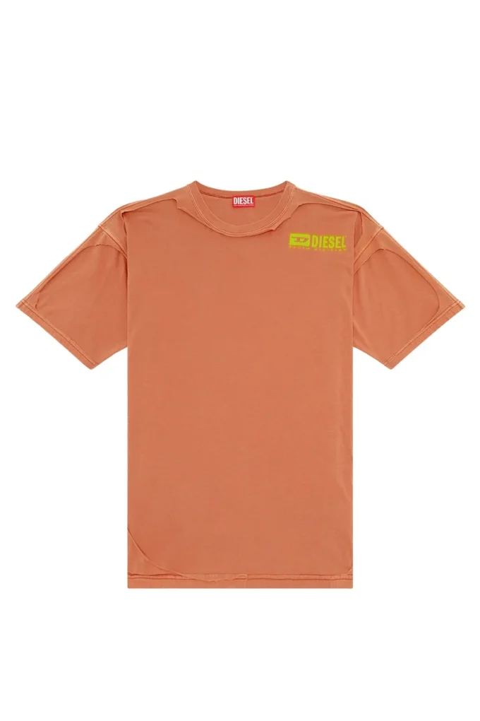 t-boxt-dbl T-shirt with destroyed peel-off effect