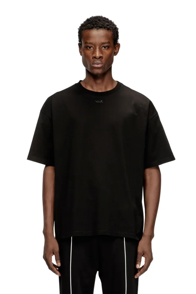 t-boxt-dco Relaxed cotton T-shirt with Oval D embroidery